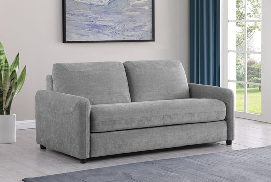 Rylie Upholstered Sofa Sleeper with Queen Mattress Grey