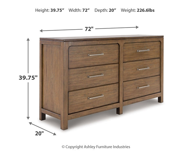 Cabalynn Queen Upholstered Bed with Dresser and Nightstand