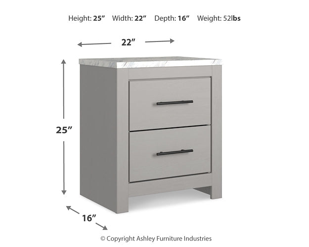 Cottonburg King Panel Bed with Dresser and 2 Nightstands