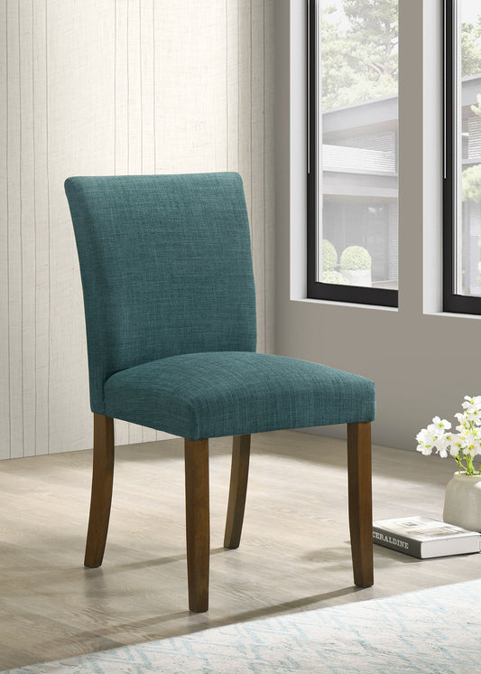 Cantley Upholstered Dining Side Chair Blue (Set of 2)