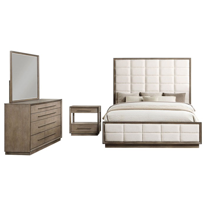 Durango 4-piece Eastern King Bedroom Set Washed Oak