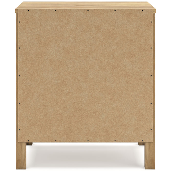 Bermacy Full Panel Headboard with 2 Nightstands