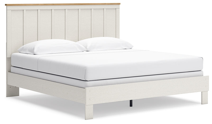 Linnocreek King Panel Bed with Dresser