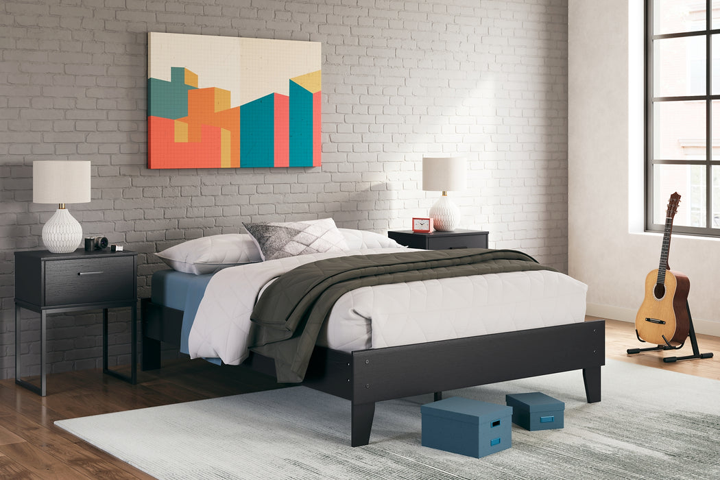 Socalle Full Platform Bed with Dresser and Nightstand