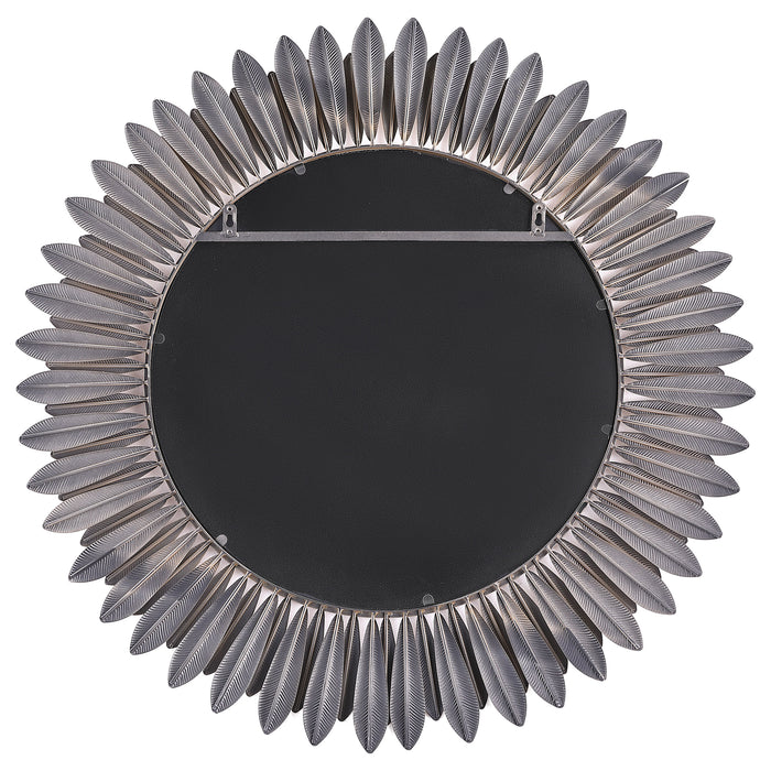 Tuscany 35 x 35 Inch Sunburst Wall Mirror Gold