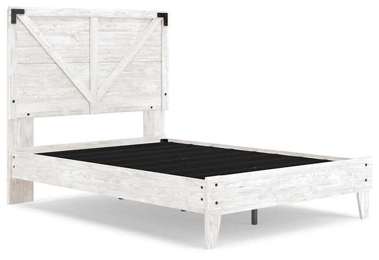 Shawburn Full Platform Bed with Dresser and Chest