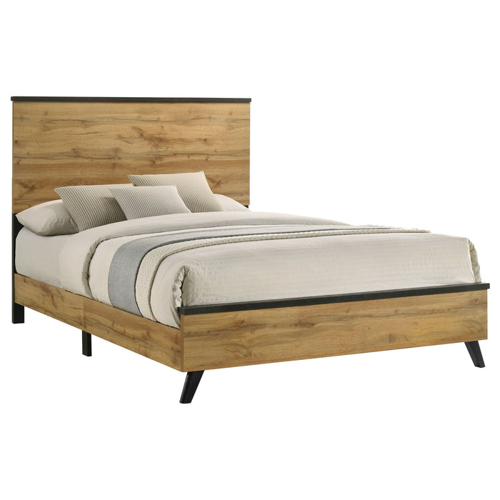 Kaywood 51-inch Full Panel Bed Natural Pine