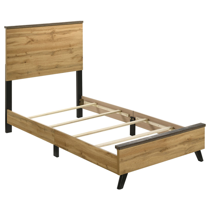 Kaywood 51-inch Twin Panel Bed Natural Pine