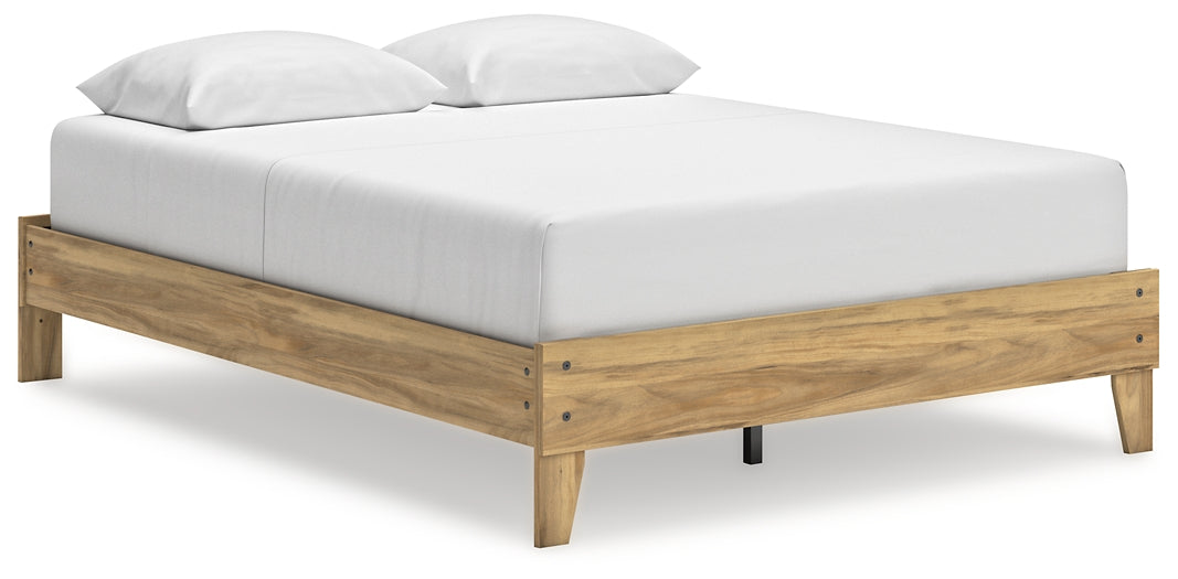 Bermacy Queen Platform Bed with Dresser