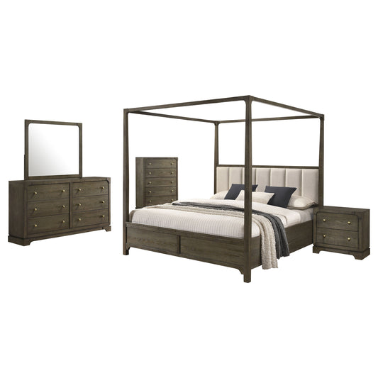 Gran Park 5-piece California King Bedroom Set Dark Cocoa