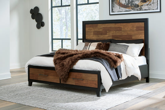 Kraeburn King Panel Storage Bed