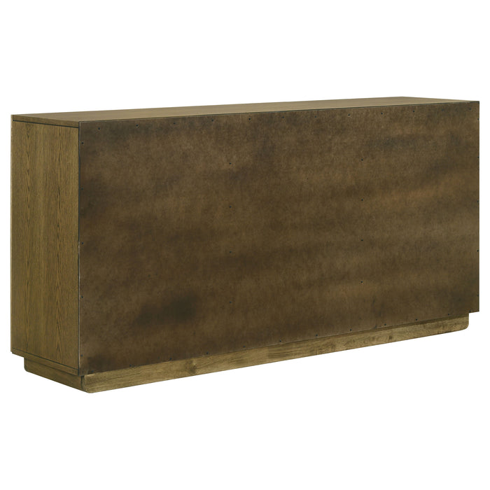 Castlewood 71-inch Dining Sideboard Buffet Server Brown Oak