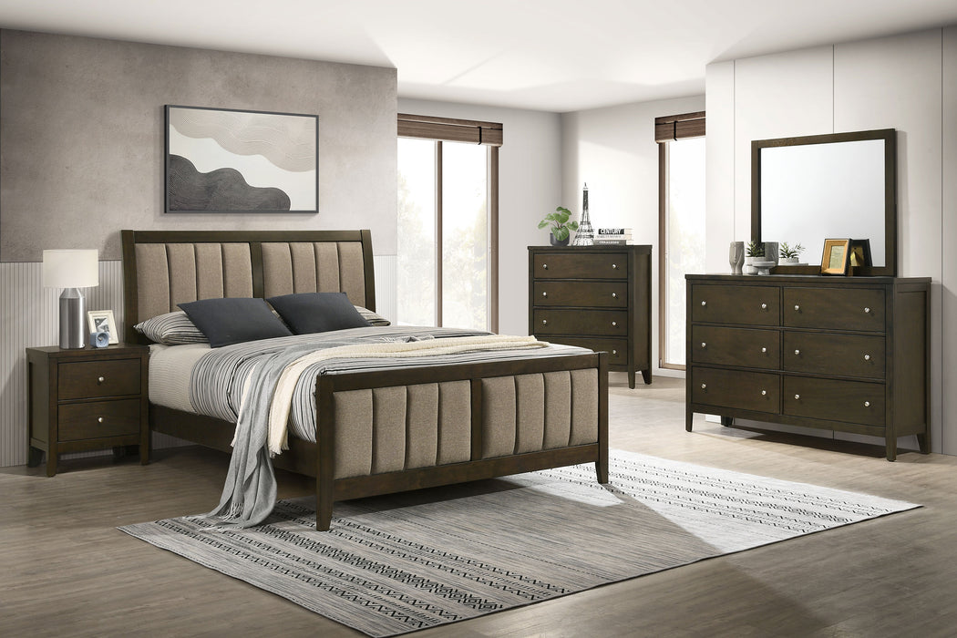 Wilkes 6-drawer Dresser and Mirror Dark Cocoa