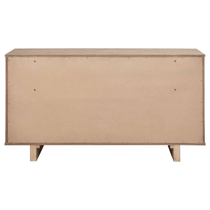 Kailani 9-drawer Dresser Cabinet Beige Oak