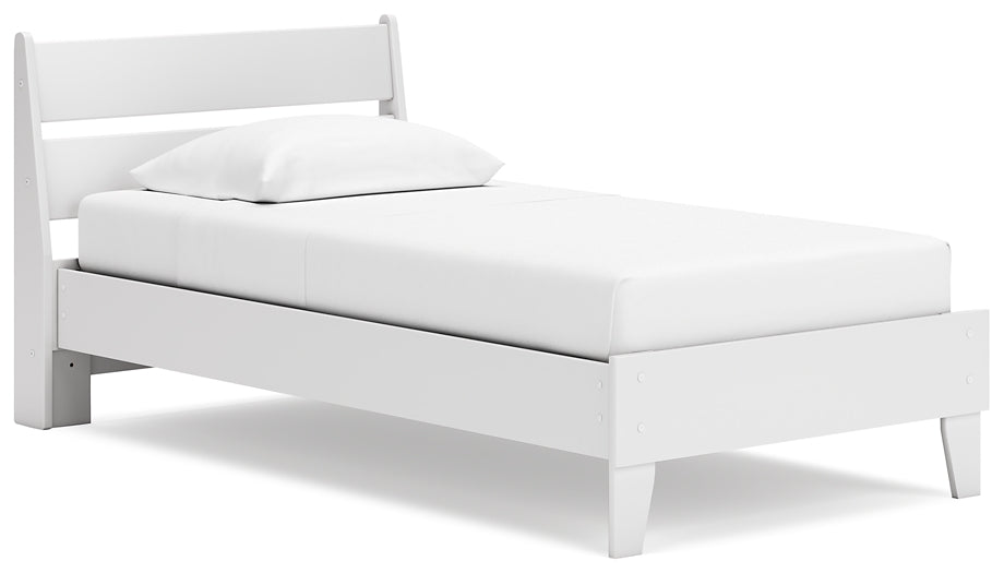 Socalle Twin Panel Platform Bed with Dresser and 2 Nightstands