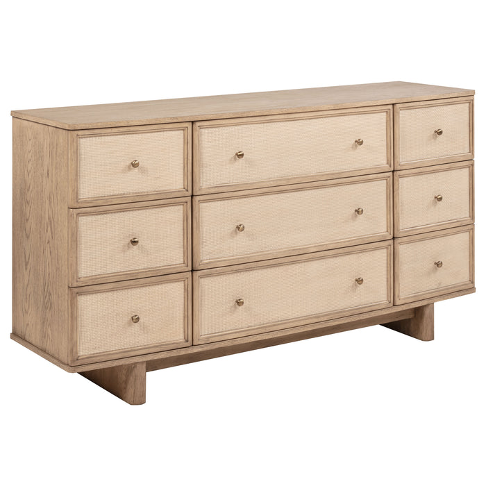 Kailani 5-piece California King Bedroom Set Beige Oak