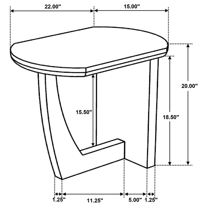 Fletcher Round Solid Mango Wood Accent Side Table Brown