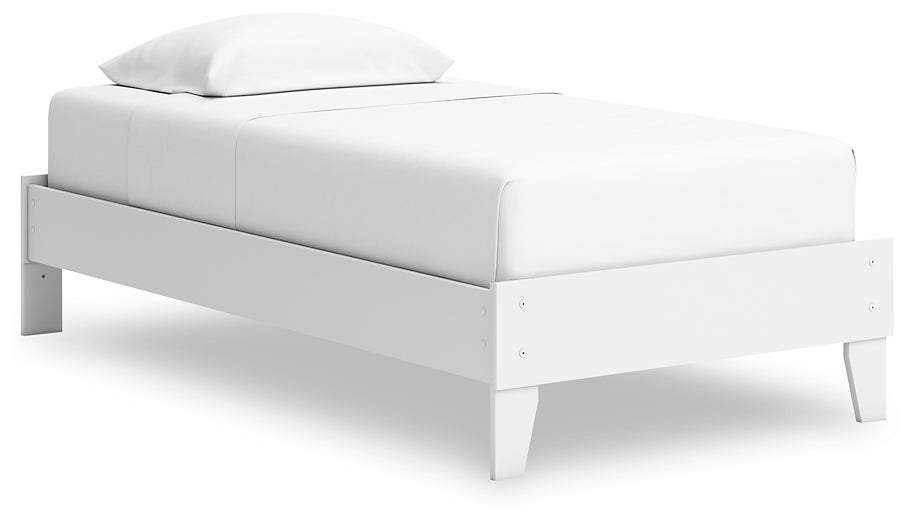 Hallityn Twin Platform Bed with Dresser