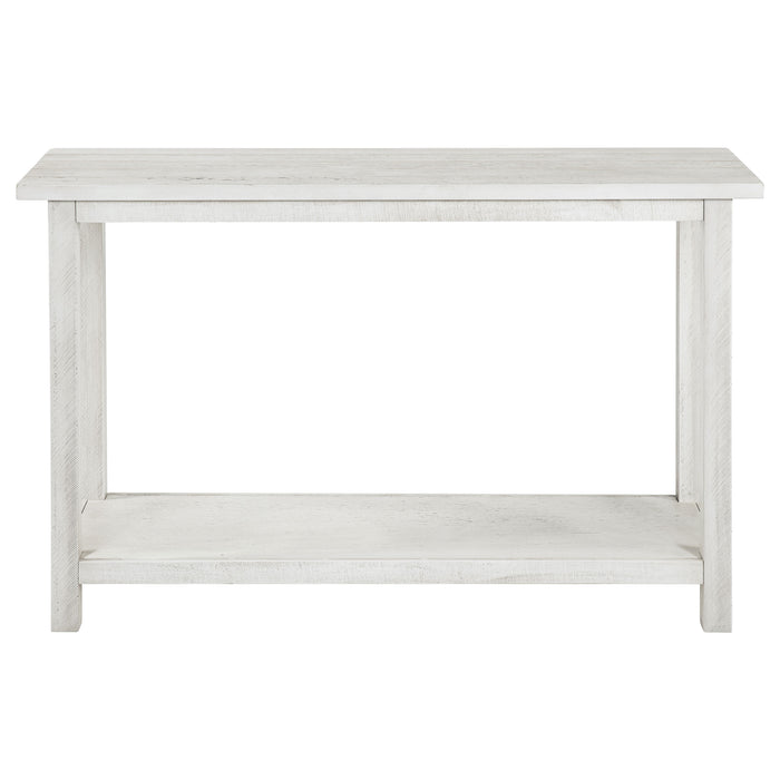 Payne Wood Entryway Sofa Console Table White