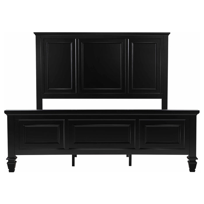 Sandy Beach 4-piece California King Bedroom Set Black