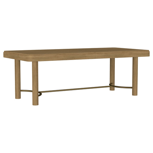 Arini 104-inch Extension Leaf Dining Table Sand Wash