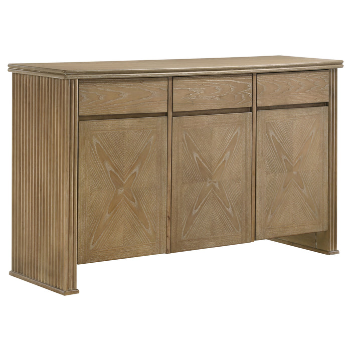 Adina 2-door 59-inch Sideboard Server Distressed Light Brown