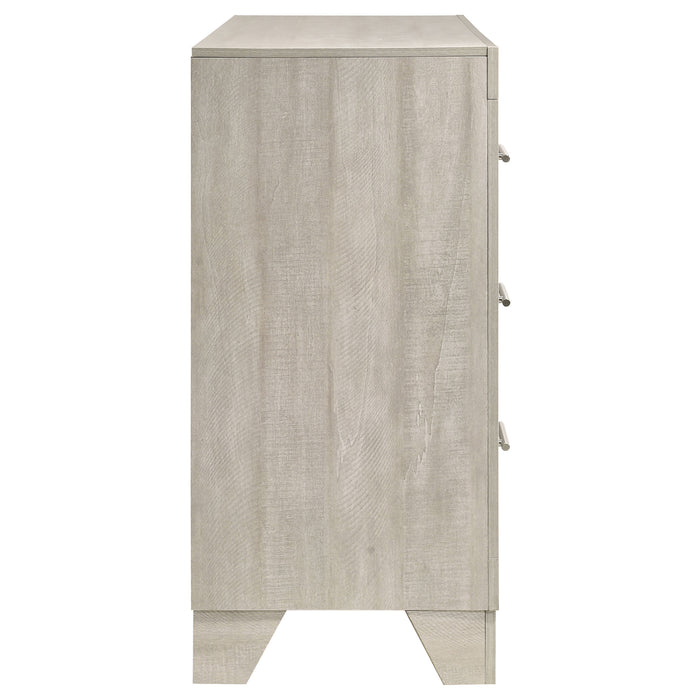 Trenton 6-drawer Bedroom Dresser Rustic Cream